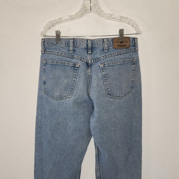 Vintage WRANGLER GORPCORE Festival Straight Leg Hi-Rise UNISEX Jeans Size 34X29 - Picture 6 of 16
